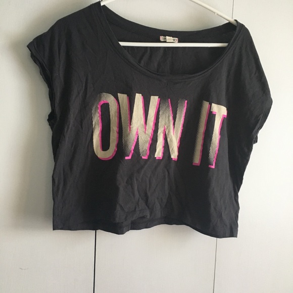 Forever 21 Tops - 💚 5 for $15! 💚 Forever 21 “Own It" Crop Short Sleeve Tee